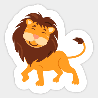 Cute Lion Sticker